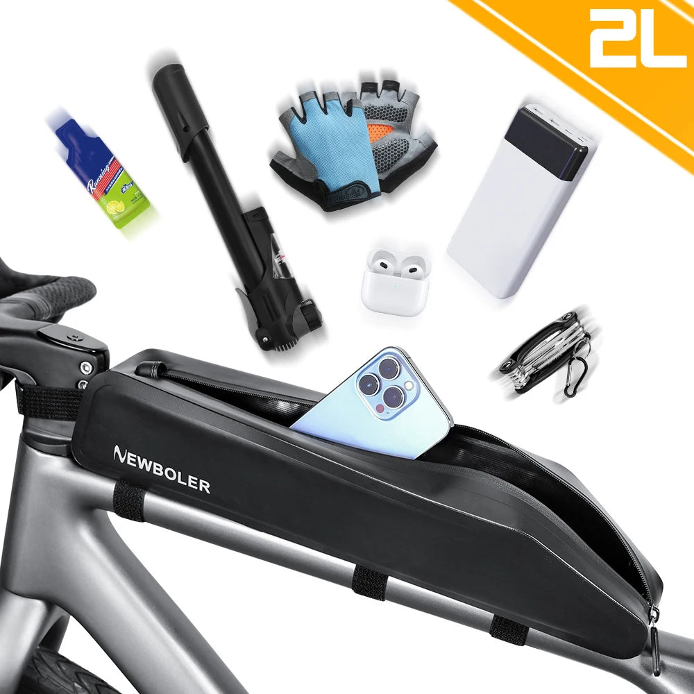 Sacoche de Cadre Vélo Top Tube & Bottom Tube – Rangement Compact