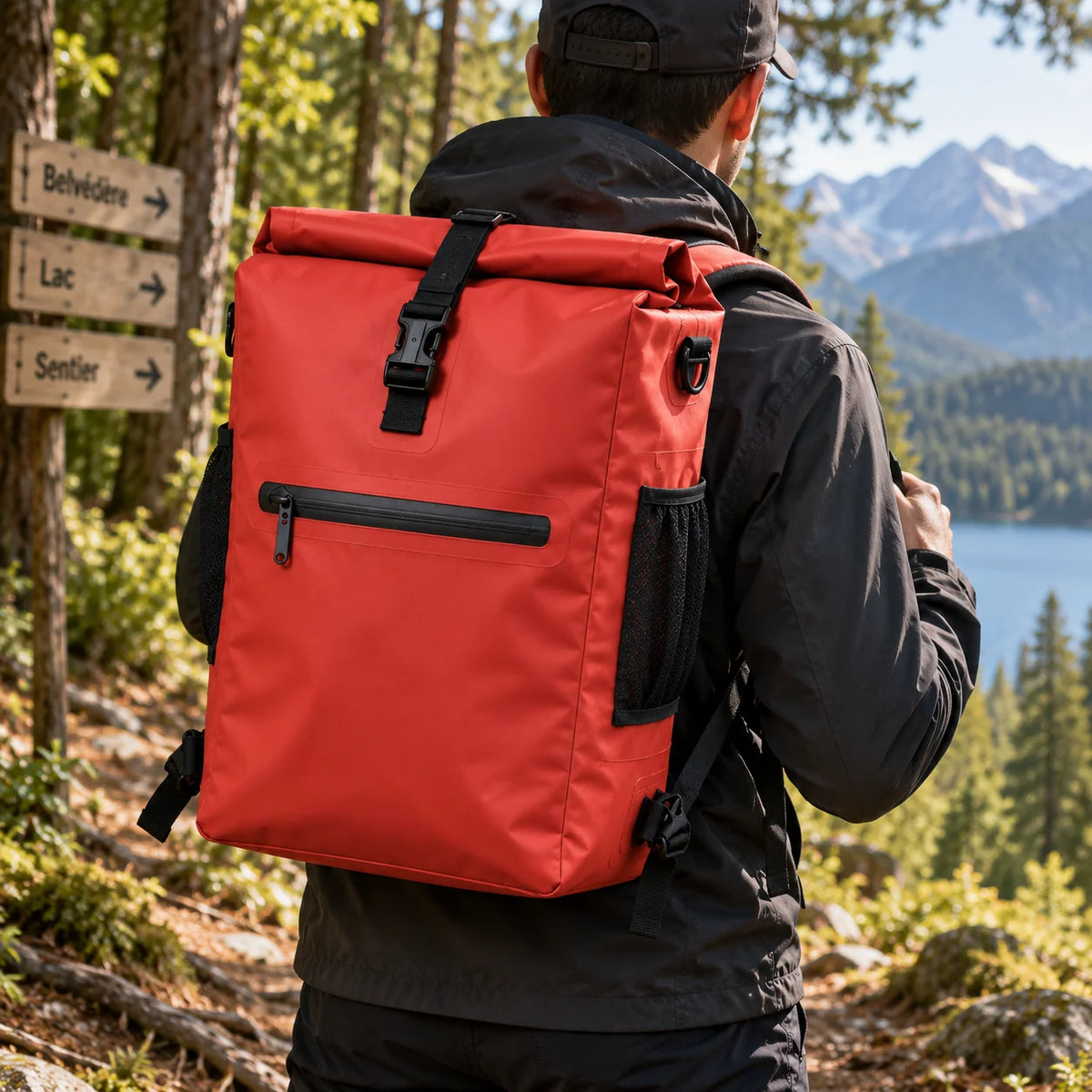 Sacoche Vélo Convertible en Sac à Dos