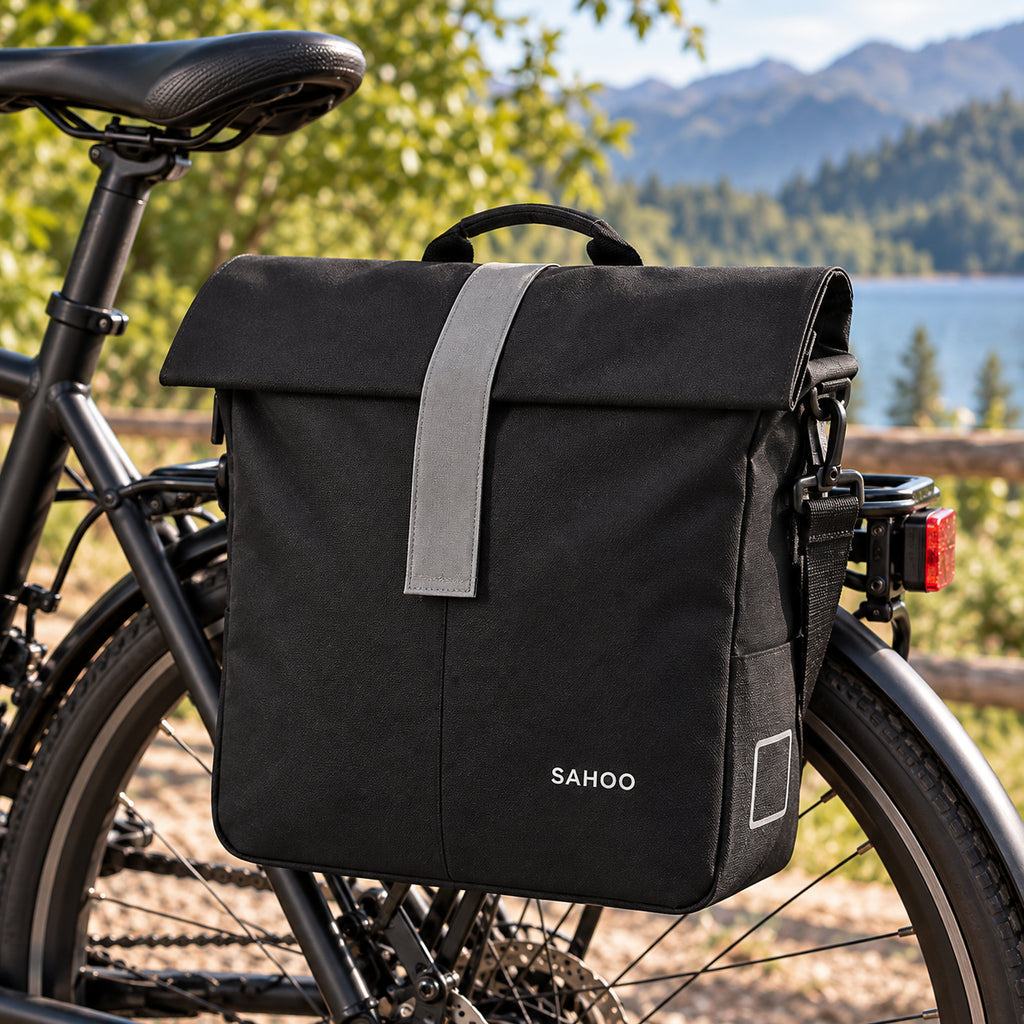 Sacoche Vélo Convertible 14 L avec Bandoulière